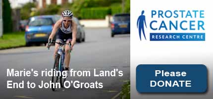 Marie Gould Cycling 1000 miles for Prostate Cancer