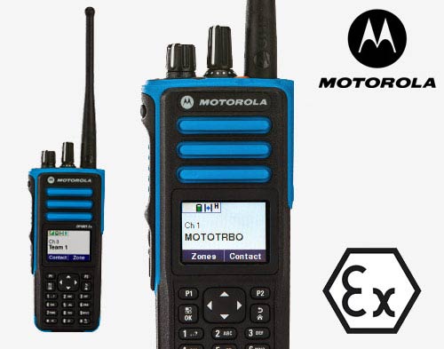 Motorola DP4801 Ex ATEX/IECEX-certified portable